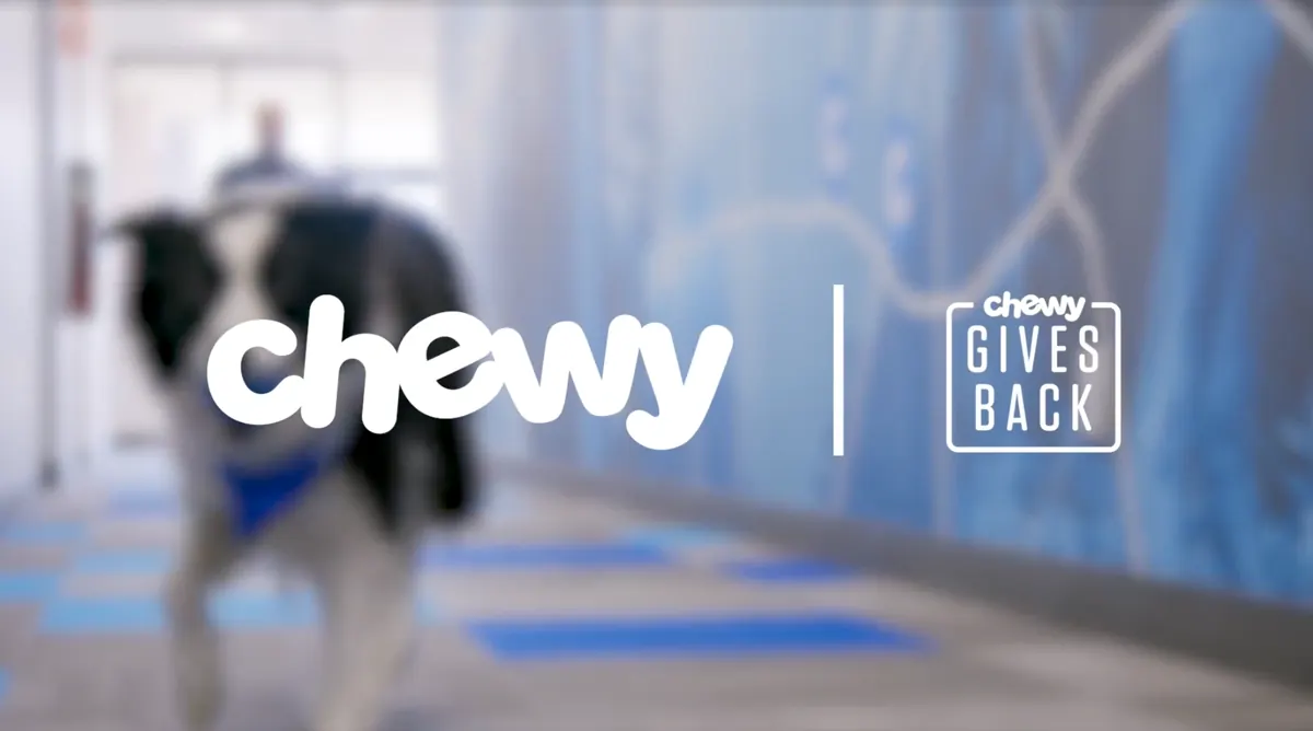 Still from a Chewy Gives Back video produced by Michael Carpenter in Dallas.